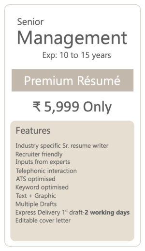 Senior Management Premium CV